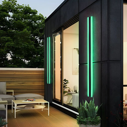 RGB Wall Light Modern Linear Waterproof LED Metal Light