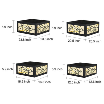 Gate Pillar Lights Modern Square LED Outdoor Light