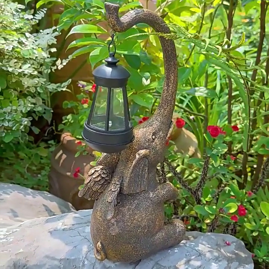 Resin Garden Solar Animal Lights
