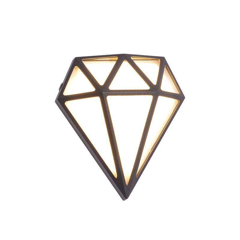 Diamond Shape Wall Light LED Waterproof Modern Porch Outdoor Light