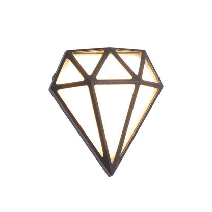 Diamond Shape Wall Light LED Waterproof Modern Porch Outdoor Light