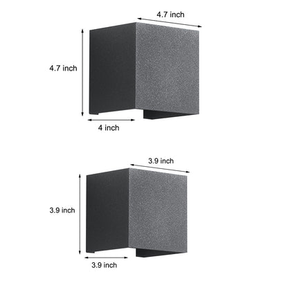 Outdoor up down Wall Light Waterproof Adjustable Beam Angle Light