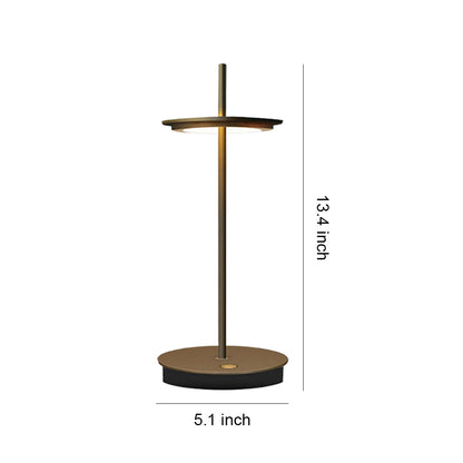 Dimmable Cordless Modern Table Lamps - Portable Metal Buffet Lamps for Home & Dining