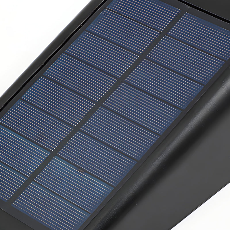 Down Light Wall Sconce Modern LED Waterproof Black Solar Light