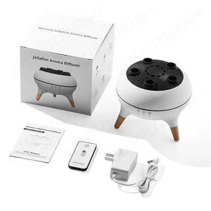 Jellyfish LED Humidifier & Essential Oil Diffuser – Color-Changing Aromatherapy Air Humidifier for Bedroom