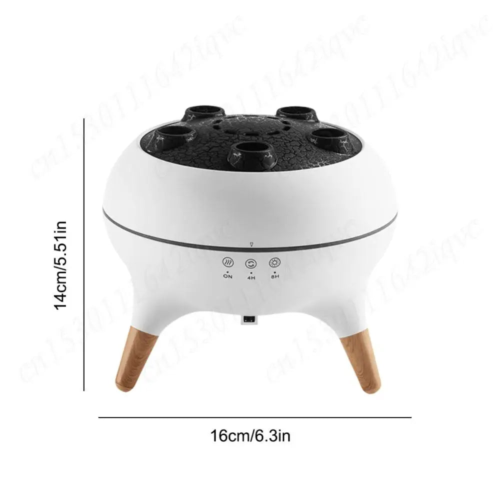 Jellyfish Humidifier & Essential Oil Diffuser - LED Mood Lamp Aromatherapy Air Humidifier for Bedroom