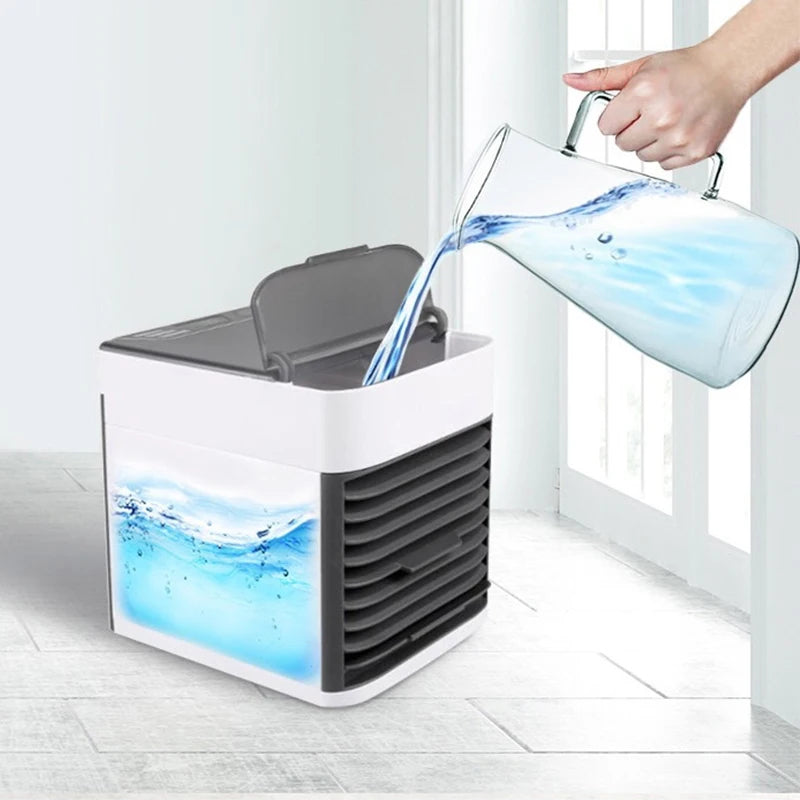 Quiet Portable Evaporative Cooler for Home & Office – 2-in-1 Personal Cooling Fan with Silent Operation