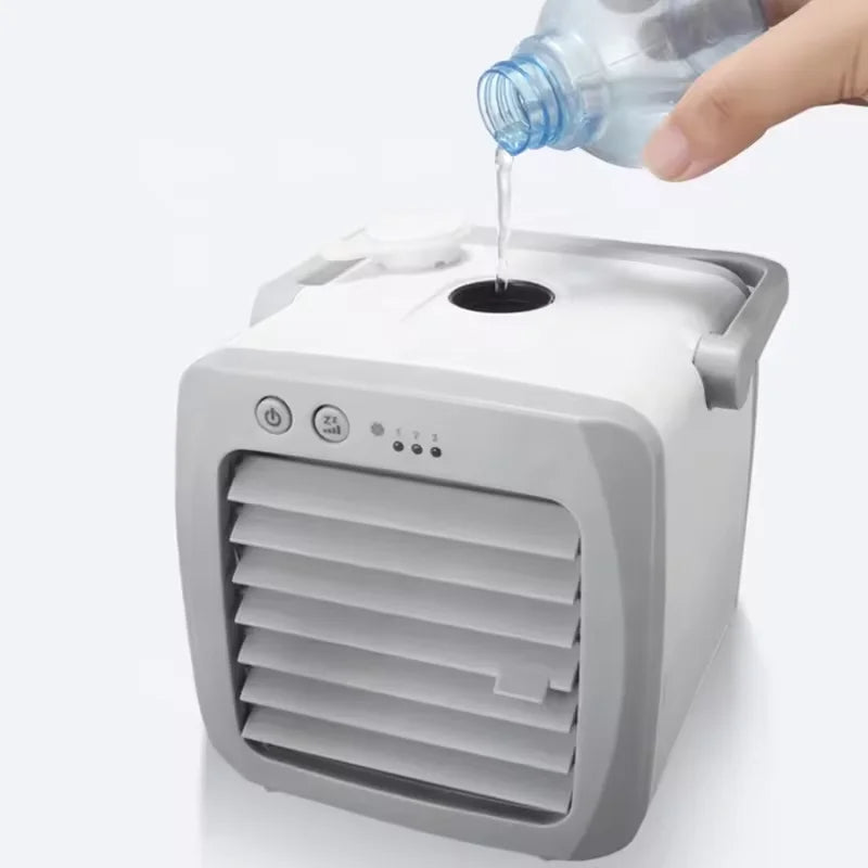 Portable Air Conditioner 4-in-1 with Humidifier, Purifier & USB Fan - Personal Desktop Cooler