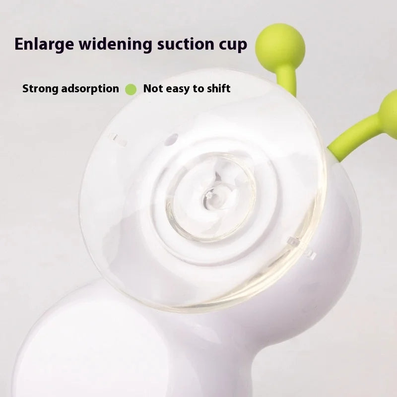 Interactive Cat Toy Automatic Pop-Up Worm Pole - Electric Self-Rotating Feather Teaser for Indoor Cats