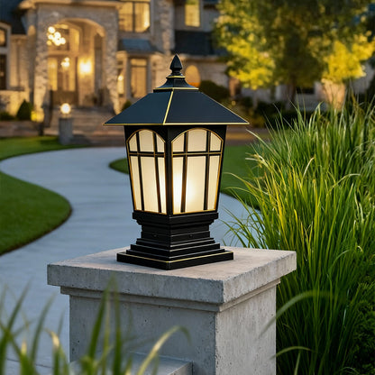Large Outdoor Pillar Lights European Style Waterproof Light