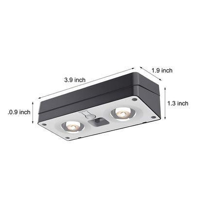 Solar-Powered outdoor square wall lights Waterproof Multi-Color Ambient