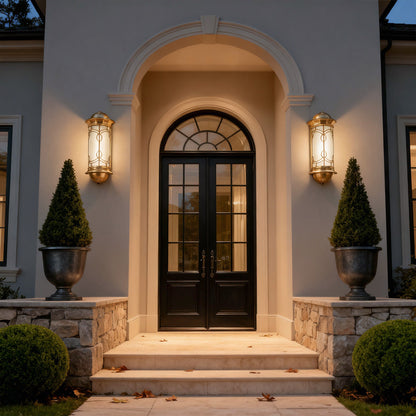 Copper Outdoor Wall Sconce European Style Outdoor Light