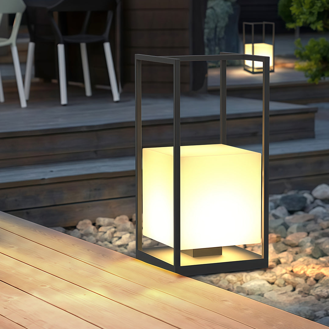 Contemporary Outdoor Lanterns Waterproof Ambience Landscape Light