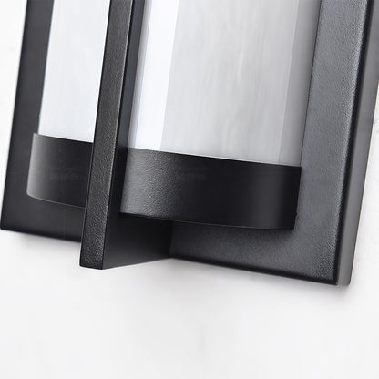 Outdoor Wall Sconces Black Modern Minimalist Waterproof Lamp