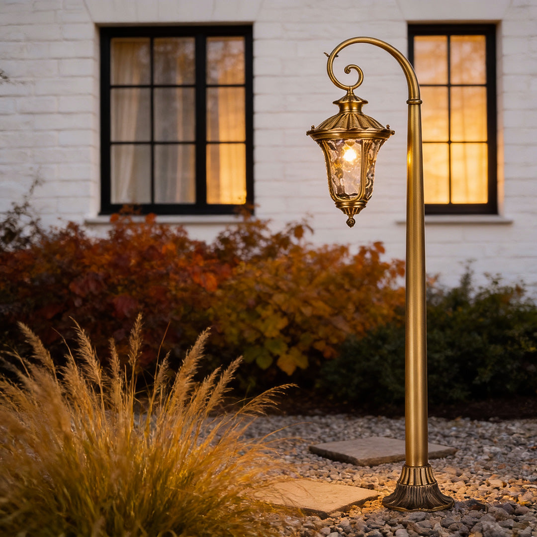 Path Lighting Outdoor European Style Full Copper LED Vintage Light