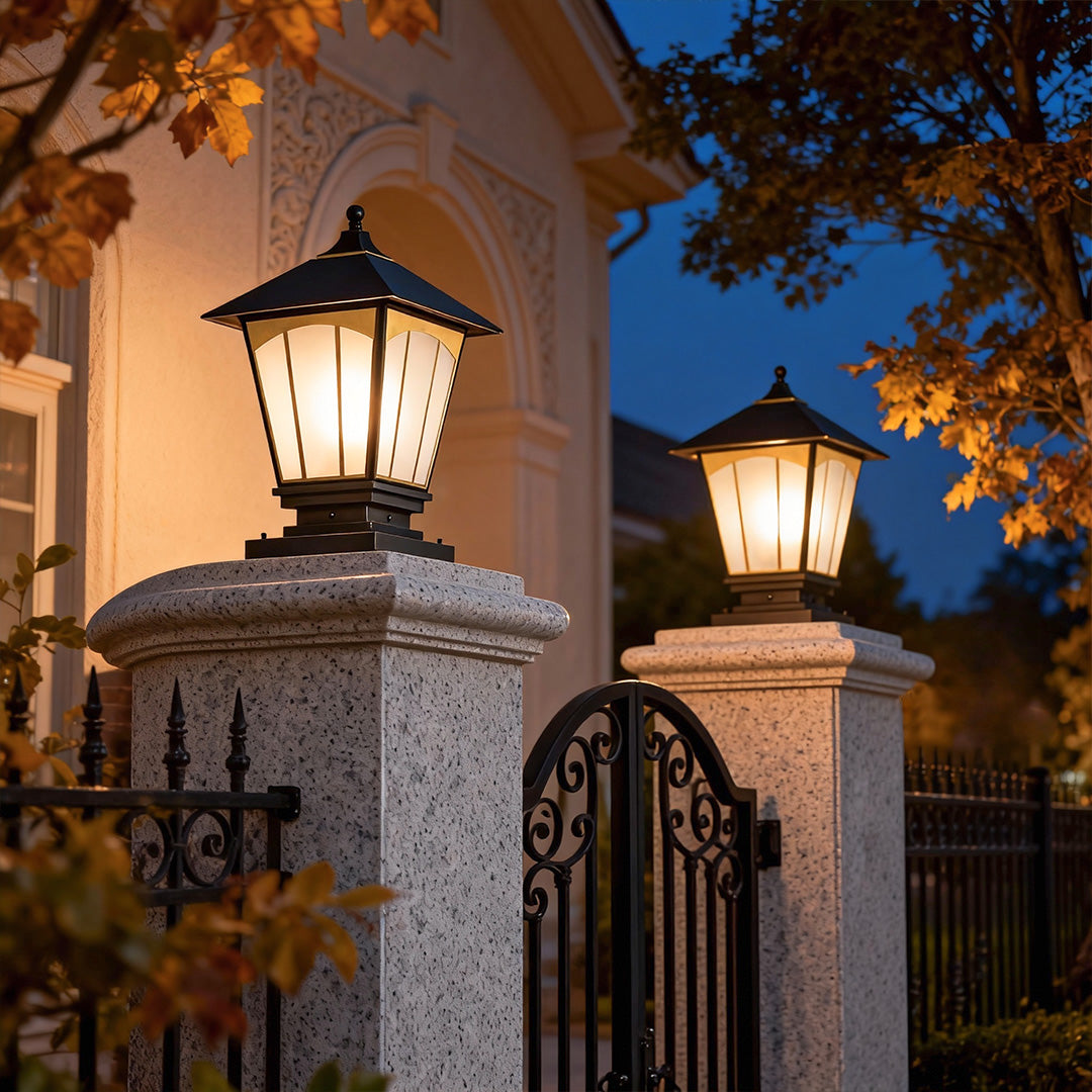 Pillar Lights for House Outdoor Fence Waterproof Light