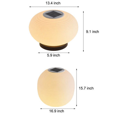 Elegant Solar Powered Post Light LED Spiral Design Lamp with 3 Color Temperatures and IP65 Waterproof