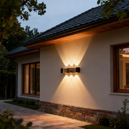 Up down Wall Light Outdoor Waterproof Crystal Light