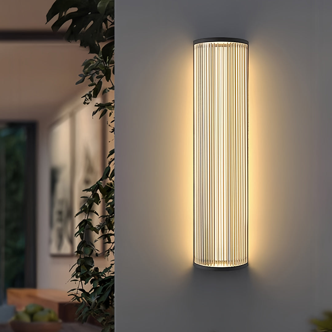 Vertical Wall Sconce Lighting Outdoor Waterproof Garden Lamp