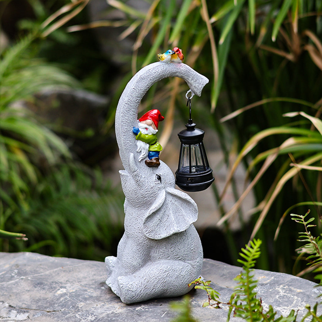 Resin Garden Solar Animal Lights