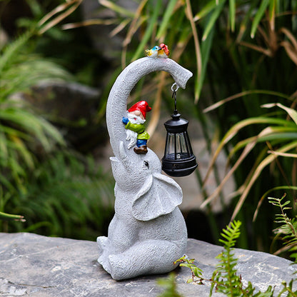 Resin Garden Solar Animal Lights