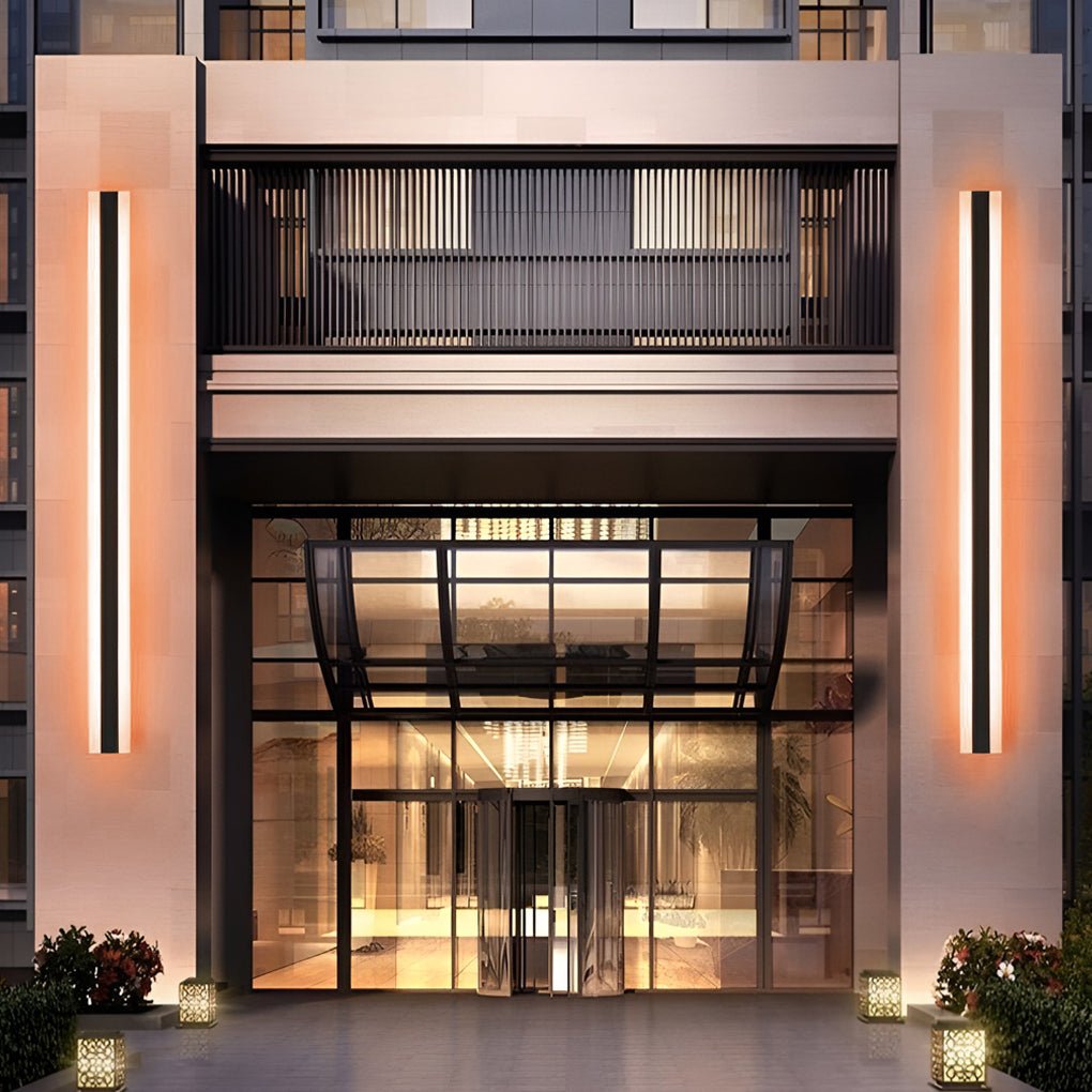 RGB Wall Light Modern Linear Waterproof LED Metal Light