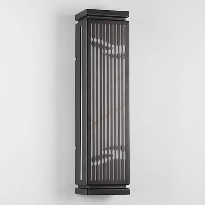 Grille Wall Light Waterproof Unique Slender Design Lamp