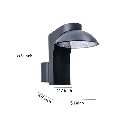 Outdoor Wall Sconce Modern Simple LED Waterproof Light 2 PCS