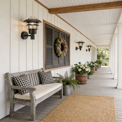 Farmhouse Outdoor Sconce American Country Waterproof Light