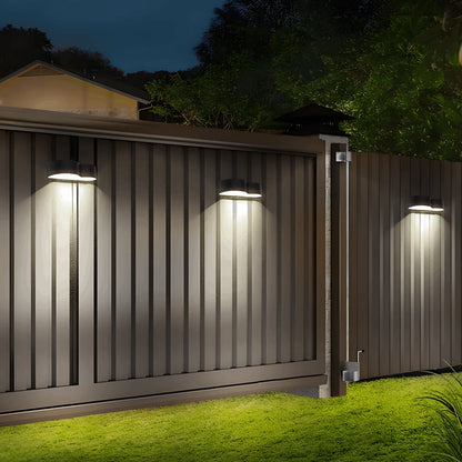 Solar-Powered Outdoor Wall Wash Lighting Waterproof 4-piece Set