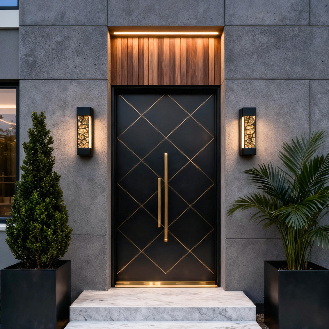 LED Linear Wall Light Outdoor Waterproof Crystal Light