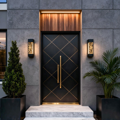 LED Linear Wall Light Outdoor Waterproof Crystal Light