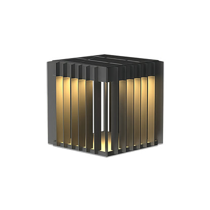 Front Pillar Lights Outdoor Waterproof Hollow Light