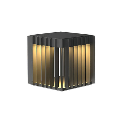 Front Pillar Lights Outdoor Waterproof Hollow Light
