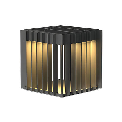 Front Pillar Lights Outdoor Waterproof Hollow Light