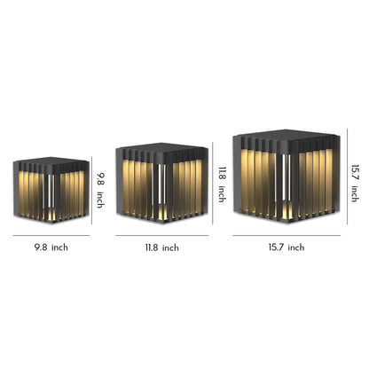 Front Pillar Lights Outdoor Waterproof Hollow Light