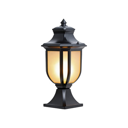 Retro Minimalist Waterproof Aluminum European-style Pillar Lamp Post Lights