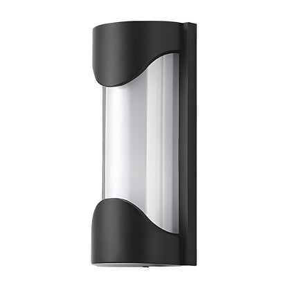 Black Outdoor Wall Light Modern Waterproof LED Light