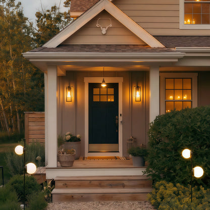 Garden Pathway Lighting Minimalist Personalized Round Ball Light