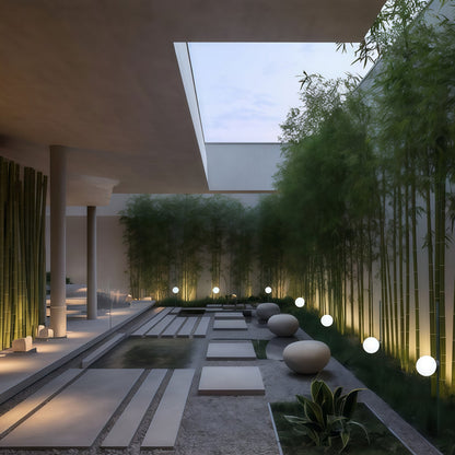 Garden Pathway Lighting Minimalist Personalized Round Ball Light
