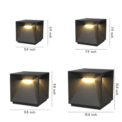 Garden Pillar Lights Outdoor Waterproof Metal Light