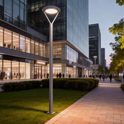 Garden Pole Lamp Modern Waterproof Solar LED Aluminum Light