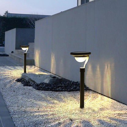 Garden Stake Solar Lights Modern Floating Aura Outdoor Light