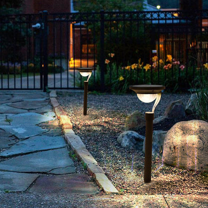 Garden Stake Solar Lights Modern Floating Aura Outdoor Light