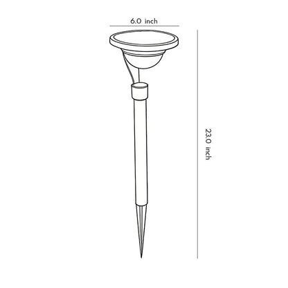 Garden Stake Solar Lights Modern Floating Aura Outdoor Light
