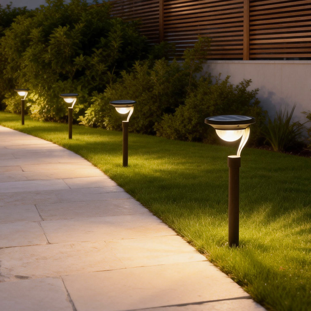 Garden Stake Solar Lights Modern Floating Aura Outdoor Light