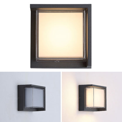 geometric outdoor sconce Minimalist Waterproof Light