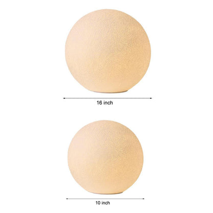 Globe Pillar Lights Modern LED Waterproof White Outdoor Light