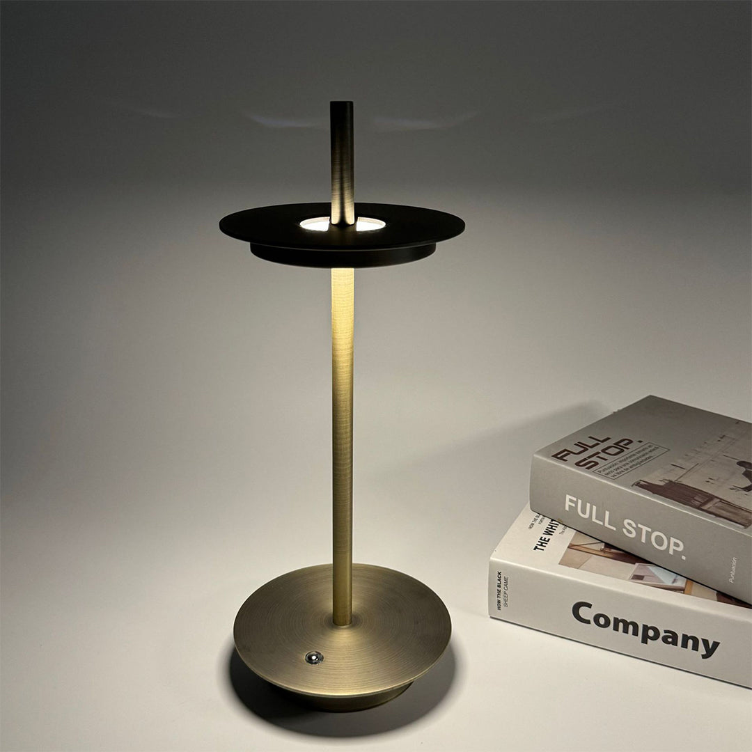 Dimmable Cordless Modern Table Lamps - Portable Metal Buffet Lamps for Home & Dining