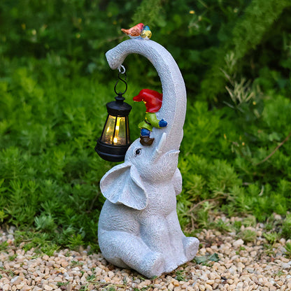 Resin Garden Solar Animal Lights